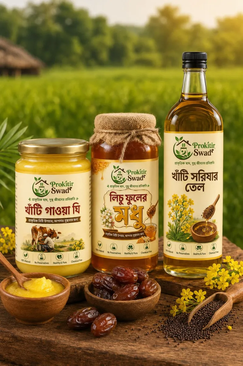 খাঁটি • প্রাকৃতিক • বিশ্বস্ত